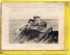 - CIBOURE C/ Hendaye - SOCOA - Le Fort - Lithographie Double - Ciboure