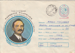 31075- GEOGRAPHYC SCIENCES SOCIETY CENTENARY, GEORGE VALSAN, COVER STATIONERY, 1976, ROMANIA - Geography