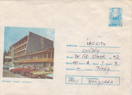 31277- PALTINIS CINDRELUL HOTEL, TOURISM, COVER STATIONERY, 1985, ROMANIA - Hôtellerie - Horeca