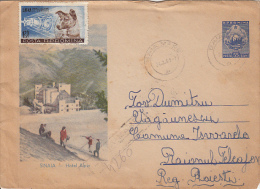 31282- SINAIA SLPINE HOTEL, TOURISM, REGISTERED COVER STATIONERY, 1961, ROMANIA - Hôtellerie - Horeca