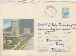 31285- PIATRA NEAMT CEAHLAU HOTEL, TOURISM, COVER STATIONERY, 1973, ROMANIA - Hostelería - Horesca