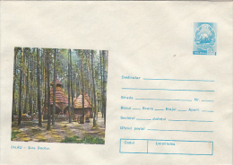 31287- ZALAU DACIAN BARN RESTAURANT, TOURISM, COVER STATIONERY, 1975, ROMANIA - Hostelería - Horesca