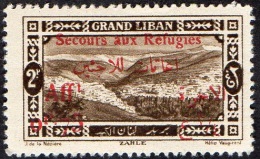 Grand Liban - N°  69 * Site - Zarle , Surcharge, Aide Aux Réfugiés - Ongebruikt