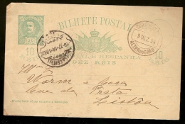 Portugal & Bilhete Postal, Alter Do Chão, Lisboa 1904 (309) - Brieven En Documenten