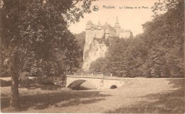 MODAVE (4577) : Le Château Et Le Pont. CPA. - Modave