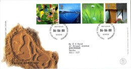 GROSSBRITANNIEN GRANDE BRETAGNE GB 2000 PEOPLE & PLACES FDC SG 2148-51 MI 1873-76 SC 1910-13 YV 2182-85 - Covers & Documents