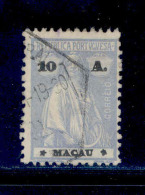 ! ! Macau - 1913 Ceres 10 A (Perf 12 1/2) - Af. 217 - Used - Gebruikt