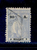 ! ! Macau - 1913 Ceres 10 A (Perf 12 1/2) - Af. 217 - Used - Gebraucht