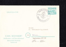 Berlin: DS, Privat-Umschlag Mit 7 Pfg "Carl Bohnert" Mit Sost. Der Wagner Festspiele Vom 22.8.56 (feinst) Knr: PU3/5 - Storia Postale