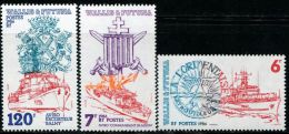 FN1340 Wallis Futuna 1986 Coast Guard Patrol Boats 3v MNH - Neufs