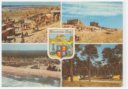 Delcampe - A SAISIR !!!! BISCAROSSE-PLAGE. La Grande Plage. Vue Aérienne De La Plage. Le Camping - Biscarrosse