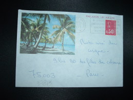 LETTRE PAR AVION TP MARIANNE DE BEQUET 0,50 OBL.MEC.25-6-1973 POSTE AUX ARMEES  + SECTEUR POSTAL + EXP: SP 91562 - 1971-1976 Marianne Of Béquet