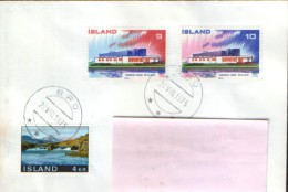 Iceland -  Letter Circulated In 1975 From Bru At  Suceava ,Romania With Nice Stamps - Lettres & Documents