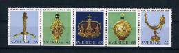Schweden 1971 Reichskleinodien Mi.Nr 723/27 Kpl. Satz ** - Unused Stamps