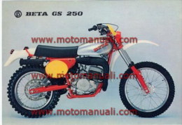 Beta GS 250 1977 Depliant Originale Genuine Factory Brochure Prospekt - Motorräder