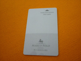 China Jinjiang Marco Polo Hotel Room Key Card (chess Related Horse) - Onbekende Oorsprong