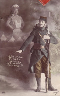 CPA - Fantaisie - Homme - Militaire - Rêve D'amour - 595 - Men