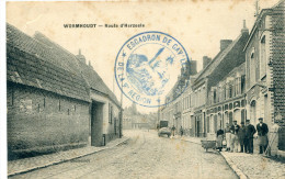 59 - Wormhoudt : Route D' Herzeele + Cachet " Escadron De Cavalerie De La 9 ème Région " - Wormhout