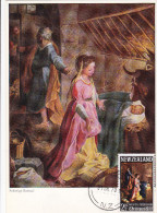 Carte Maximum NOUVELLE ZELANDE N° Yvert 499 (BAROCCI - Nativité) Obl Wellington 1970 - Covers & Documents