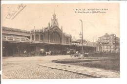 BOULOGNE SUR MER     La Gare Centrale  Et L Hotel Terminus - Boulogne Sur Mer