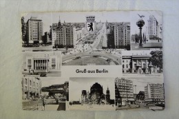 Germany Gruss Aus Berlin Multi View Stamp 1961   A 63 - Otros & Sin Clasificación