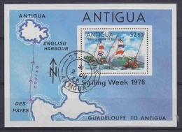 Antigua 1978 Sailing Week M/s Used (25868) - 1960-1981 Autonomia Interna