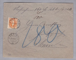 Heimat BE BOLTIGEN 1882-07-25 NN-Brief Nach Bern Zu#66A 20 Rp. Stehende Helvetia - Storia Postale