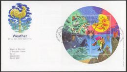 GROSSBRITANNIEN GRANDE BRETAGNE GB 2001 THE WEATHER FDC SG 2197-2200 MI 1924-27 SC 1963-66 YV 2236-39 - Lettres & Documents