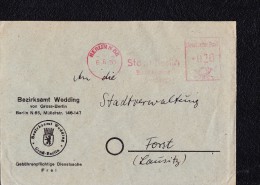 Berlin: Fern-Brief Mit AFS BERLIN N-65 =020= Vom 6.6.50  Abs: Stadt Berlin Bezirksamt Wedding  Knr: AFS - Storia Postale