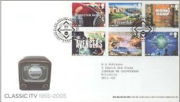 GROSSBRITANNIEN GRANDE BRETAGNE GB 2005 CLASSIC ITV FDC SG 2561-66 MI 2332-37 SC 2308-13 YV 2678-83 - Brieven En Documenten