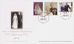 GROSBRITANNIEN GRANDE BRETAGNE GB 2007 WEDDING ANV WINDSOR CASTLE 1965 FDC SG 2786C MI 2582 SN SH2520C YT 2947FDC - 2001-2010 Decimal Issues