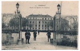 CPA - EPERNAY (Marne) - Entrée Du Quartier De Cavalerie - Epernay