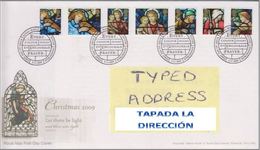 GROSSBRITANNIEN GRANDE BRETAGNE GB 2009 CHRISTMAS S/A FDC SG 2991-97 MI 2832-38 SC 2717-23 YV 3209-15 - Storia Postale