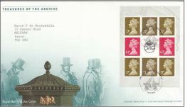 GB 2009 FROM TREASURE OF THE ARCHIVE PRESTIGE BOOKLET PANE FDC ~ TALLENTS HOUSE - Cartas & Documentos