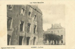 Nomeny  (54.Meurthe-et-Moselle)  La Poste Après Les Bombardements - Nomeny