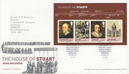 GB 2010 HOUSE OF STUART MS ON FDC SG MS3094 MI B59-2971-74 SC SH-2814 IV BF77-3357-60 - Cartas & Documentos