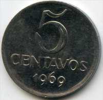 Brésil Brazil 5 Centavos 1969 KM 577.2 - Brésil