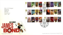 GB 2008 JAMES BOND FDC SG 2797-2802 MI 2599-604 SC 2531-36 IV 2965-70 - Storia Postale