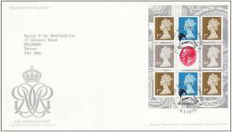 GROSSBRITANNIEN GRANDE BRETAGNE GB 2010 FROM KINGS STAMPS SHOW PRESTIGE BLOOKLET (CARNET) PANE ON FDC - Covers & Documents