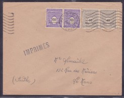France Type Arc De Triomphe Sur Lettre - 1944-45 Arco Di Trionfo