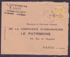 France Type Arc De Triomphe Sur Lettre - 1944-45 Triomfboog