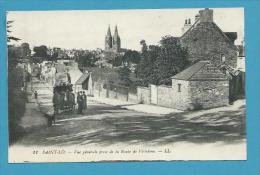 CPA 11 Vue Générale Prise De La Route De Villedieu Attelage Diligence Courrier SAINT LÔ 50 - Saint Lo