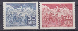 1957  SUEDE  SWEDEN Yt 414-415     Scott 499-500   MNH ** LUXE - Nuevos