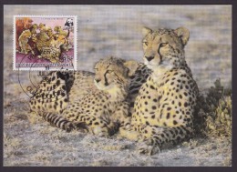 Leopard - Republique Haute Volta - Cartes-maximum