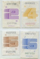 4 BILLETES DE MICROBUS DE CHILE - World