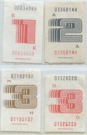 4 BILLETES DE MICROBUS DE CHILE - World