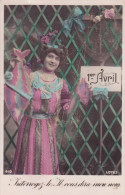 CPA - Fantaisie - Femme - 1er Avril - 610 - Vrouwen