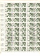 FRANCE   FEUILLE DE 50  DU N° 1508/1509   NEUF ** MNH DE1966 - Feuilles Complètes