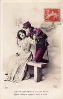 CPA - Fantaisie - Couple - Militaire - 651 - Autres & Non Classés