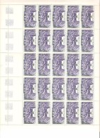 FRANCE   FEUILLE DE 25  DU N° 1537  NEUF ** MNH DE1967 - Fogli Completi